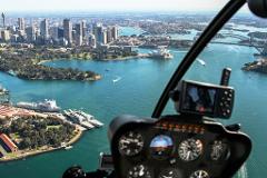Sydney Harbour Coastal, Coogee, Bondi, Manly Beach, 30 Min Private Helicopter Flight for 4 Passengers